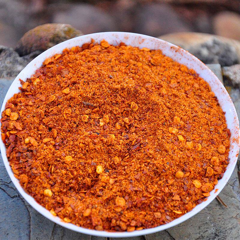 3 bags Sichuan special production Zhengzong Dried Chili Noodles Oil Spicy spicy Spicy Spicy dip Artisanal Sea Pepper Noodle Barbecue Hotpot