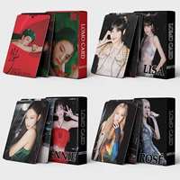 55 Fan Ink Small Card Jin Zhixiu Rosé Jennie Park Cai Ying Лиза Периферийная карта случайной коллекции