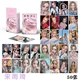 (G) I-DLE Small Card 50 Лазерная карта Ye Shuhua Song Yuqi Zhao Meiyan 3-дюймовая 3-дюймовая 3-дюймовая 3-дюймовая INS