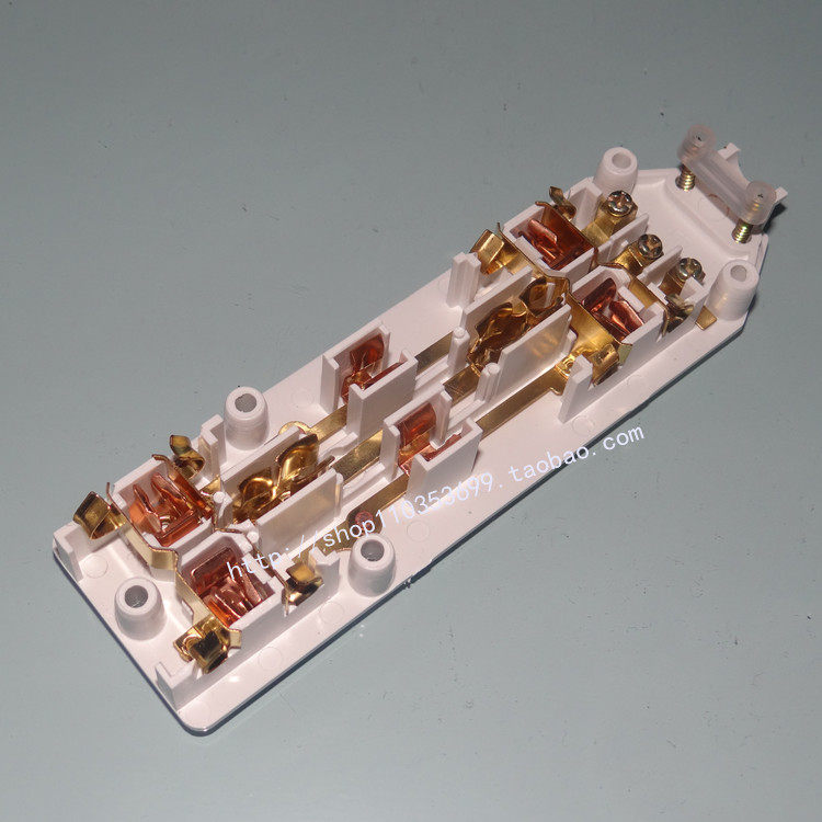 Yongjian 053 wireless industrial plug-in 10A three-plug power socket with lamp assembly line wiring board extension line