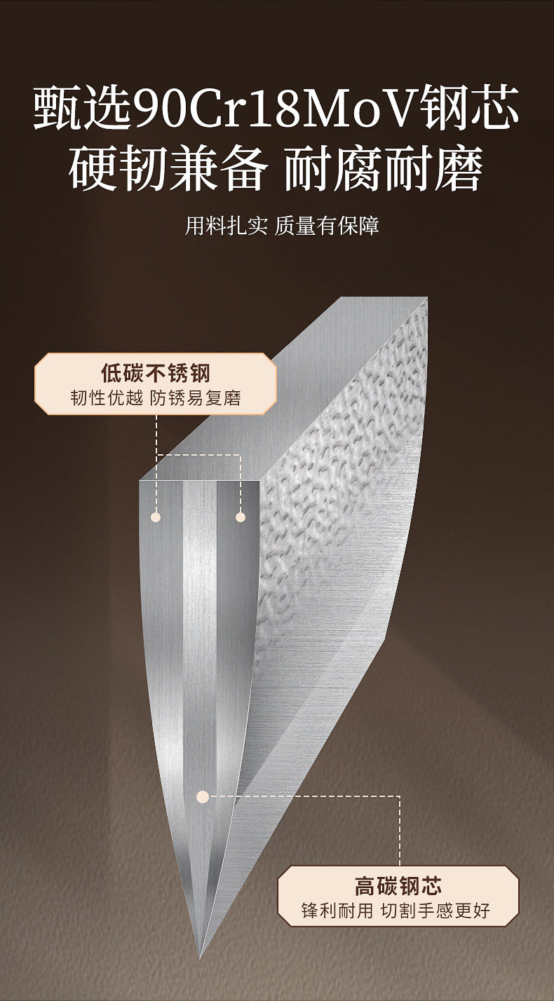 安享好物 安享A级多用刀-张小泉檀锋 女士多用刀  