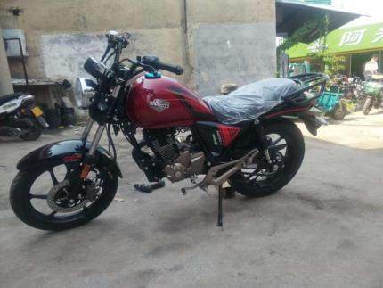 Haojiang 250CC big prince motorcycle 250CC small chain engine front and rear disc brake national four electronic injection can be licensed