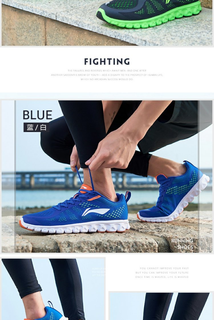Giày thể thao nam Li Ning giày thể thao nam 2018 mới mùa thu và mùa đông thoáng khí da học sinh giày du lịch thông thường giày chạy bộ nam giày thể thao nữ adidas