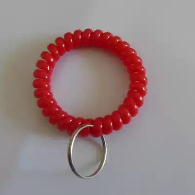 Telephone line plastic spring hand ring sauna storage swimming queuing activity number plate bracelet