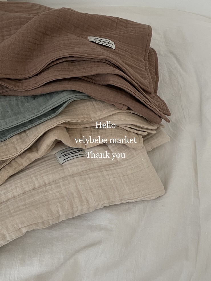 velybebe market Korea ins baby autumn color blanket children's quilt kindergarten