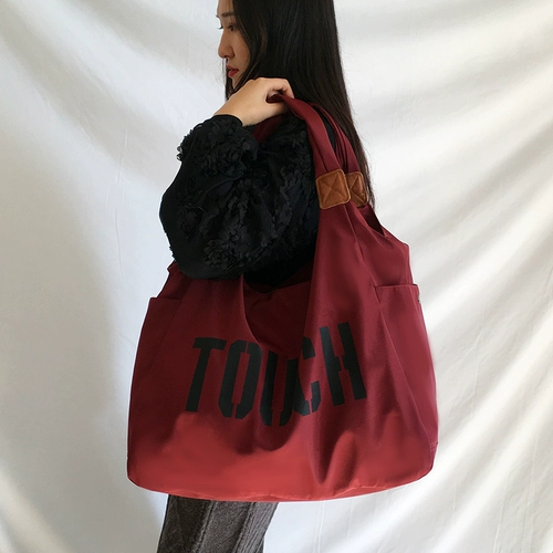 Вместительная и большая сумка через плечо, большая водонепроницаемая нейлоновая сумка на одно плечо, ткань оксфорд, 2025 года