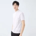 Quần áo nam GXG 2019 hè mới mẫu thời trang ve áo trắng tay ngắn POLO áo sơ mi nam # GY124820C - Polo