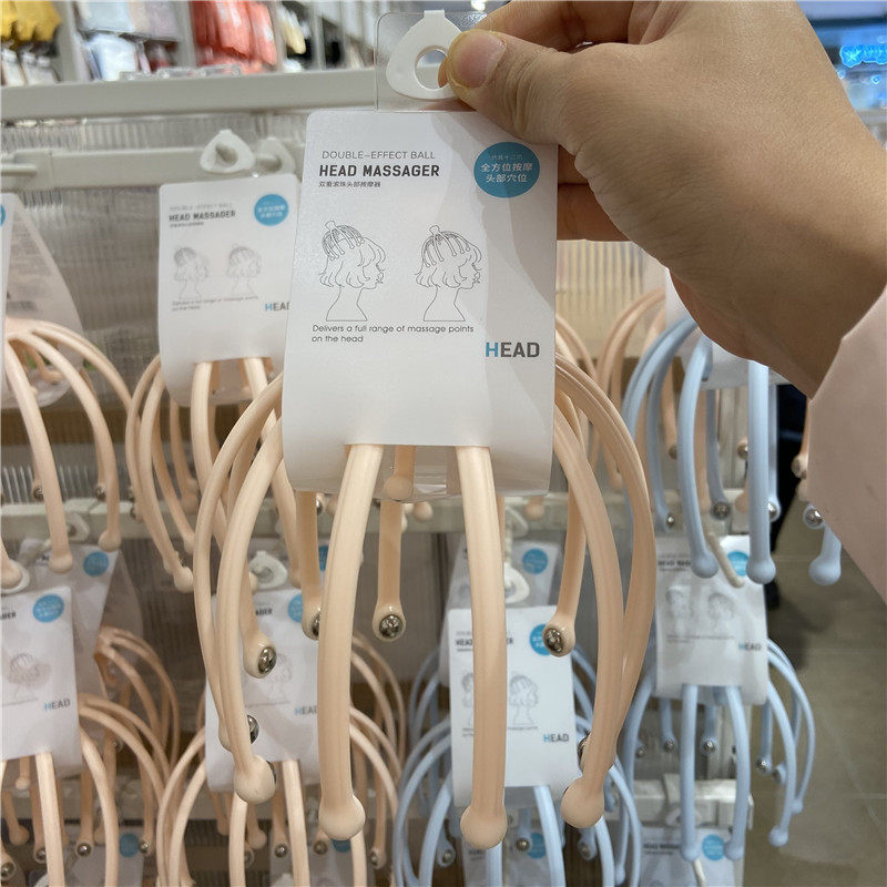 Name Genesis MINISO Head massager Eight-claw fish Scalp Massager Grip Head Scratching head Divine Instrumental Regent