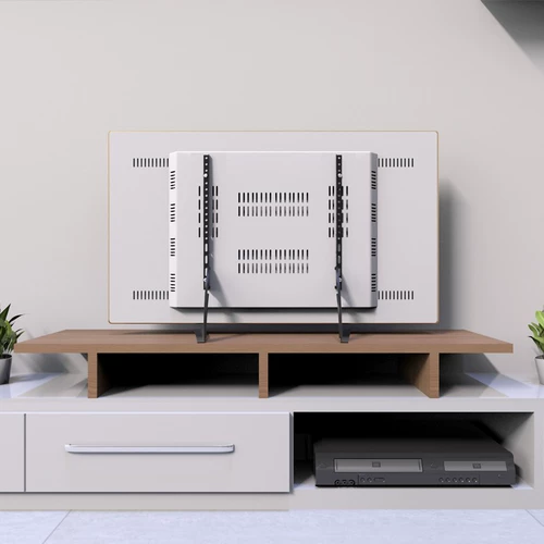 Universal Universal LCD -телевизионный базовый кронштейн бесплатный Punch -Bree Punching Rack Table Поддержка вертикальной посадочной стойки штатива.