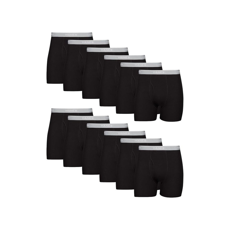 Directly Shipped from the Usa: Hanes Men's Underwear Boxy Boxer Shorts Set, Men's Cool and Breathable Cotton Underwear