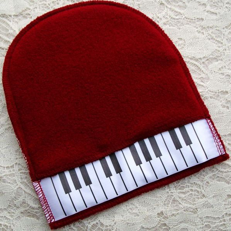 High grade cleaning piano cloth set piano cleaning cloth piano keyboard figure foot pedal cover rub glove brightener