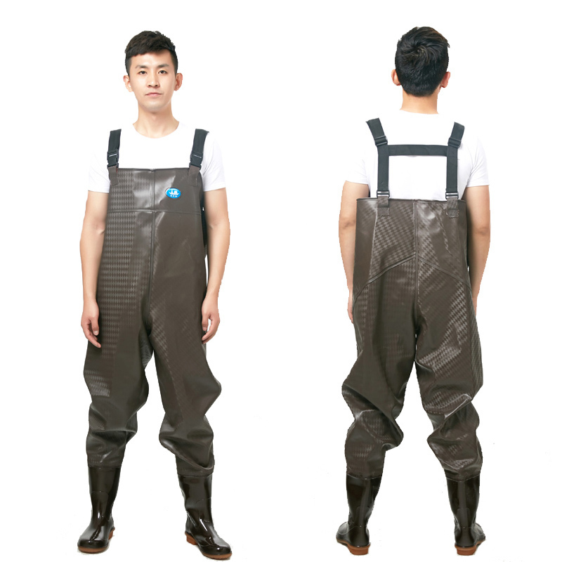 Extra Thick Waterproof Pants for Fishing, Fishing Overalls, Half-Body Fishing Pants, Leather Pants, Car Wash Pants