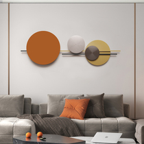 Italian light luxury wrought iron wall decoration living room wall decoration pendant modern simple background wall hanging bedroom wall wall hanging