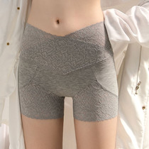 Japan High waist No-scratched underwear Womens pure cotton antibacterial Sexy lace collection of hip-beating underpants to guard against the light and thin summer