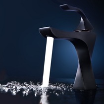 Clear cabin Wenjie Nordic full copper white hot and cold terrace pelvic floor basin with basin washbasin Euro-style stage basin