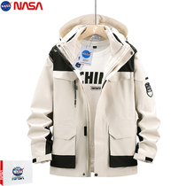 NASA detachable three-in-one submachine clothing male section 2024 new autumn and winter jacket plus hypertrophy code 8XL300 catty