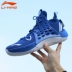Li Ning Sonic 7 giày bóng rổ đám mây hấp thụ sốc và thoáng khí một dệt cao hàng đầu giày thể thao sinh viên THẤP nữ CJ chiến đấu thực tế - Giày bóng rổ