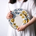 Kawashimaya Bộ đồ ăn bằng gốm theo phong cách Nhật Bản bữa ăn gia đình bát phở bát súp bát rau sáng tạo đĩa cá tấm thức ăn phương tây tấm bít tết - Đồ ăn tối