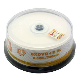 啄木鸟 DL может печатать DVD+R CD -ROM Blank Recording 8.5G DL D9 8x 25 Таблетки