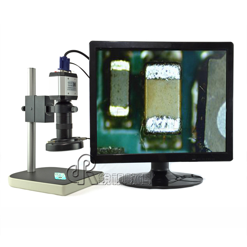 Electronic film microscope VGA AV output magnifying glass detects the USB can be photographed measured