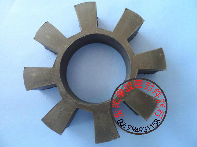 Octagonal glue coupling with 8-angle buffer rubber cushion outer diameter 170 joint shaft rubber block-Taobao