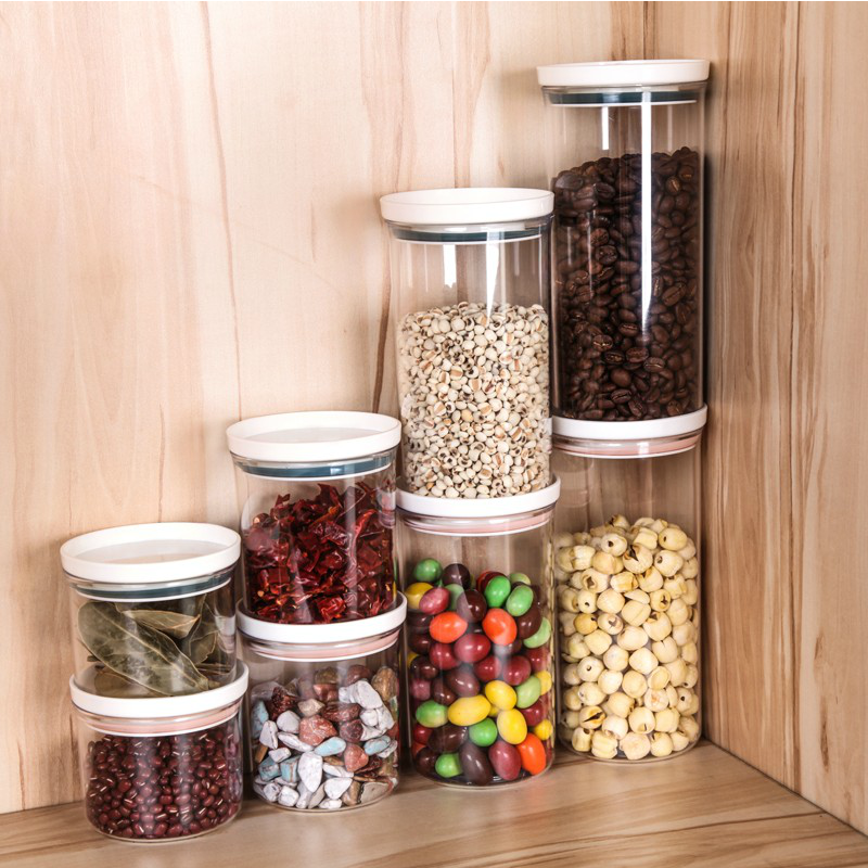 Kitchen Plastic Thickened Freshness Seal Tank 5 Gu cereals Cereals Bean Food Storage Storage Jar Food Intake Box