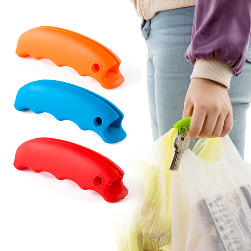 Comfortable carrying plastic bag handle to buy vegetables portable convenient bag schoolbag anti-strangulation and labor-saving portable food bag handle small