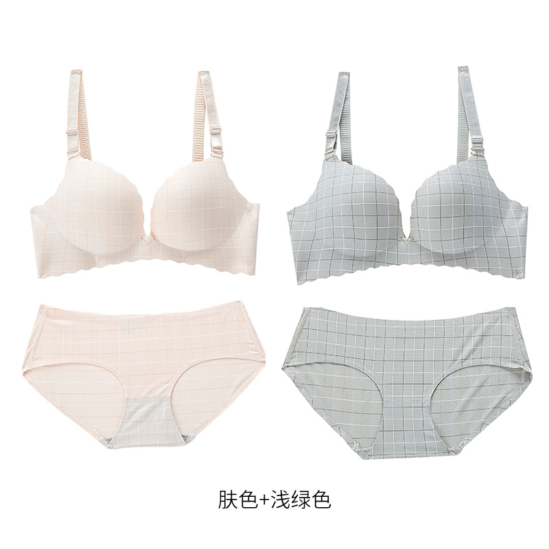 Một mảnh của đồ lót đánh dấu womens vòng thép miễn tụ tập mỏng dày áo ngực sexy điều chỉnh side-by-side áo ngực áo ngực.