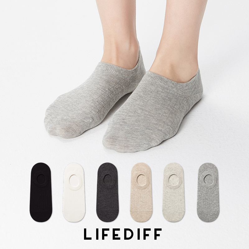 Non-Slip No-Show Socks, Summer Short Socks, Invisible Gray Low-Cut Sweat-Absorbing Cotton Socks, Anti-Slip Socks for Women, Low-Cut Thin Style for Spring and Autumn Non-Slip No-Show Socks, Summer Short Socks, Invisible Gray Low-Cut Sweat-Absorbing Cotton Socks, Anti-Slip Socks for Women, Low-Cut Thin Style for Spring and Autumn