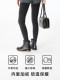 Autumn and winter, dark gray outer wear, vertical pattern heating and thermal leggings for women, thin velvet inner pantyhose that will keep you slim.