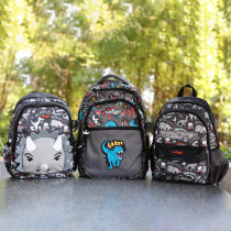 Spot specials Australia smiggle primary school gray dinosaur boy schoolbag kindergarten childrens load-reducing backpack