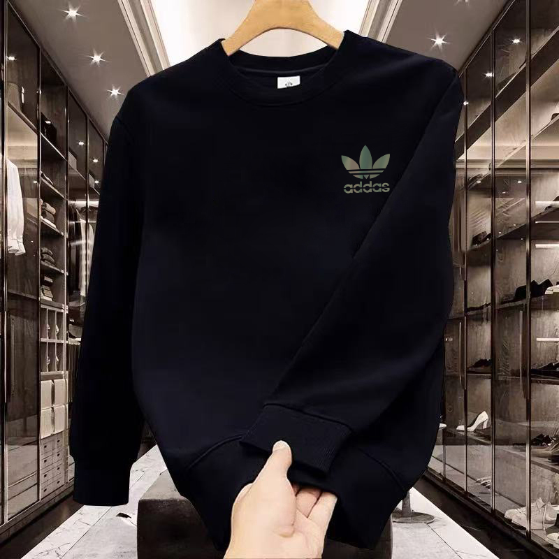 Outlet [90% off Zone] Autumn and Winter Cotton Crew Neck Sweatshirt for Men and Women, Trendy Casual Long-Sleeve Sports Top for Outerwear