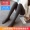 Quần legging mùa thu phụ nữ mặc bó sát cộng với sợi nhung mỏng phần màu xám mặc quần tây chân đen quần lửng - Quần tây thường quần áo nữ mùa hè đẹp