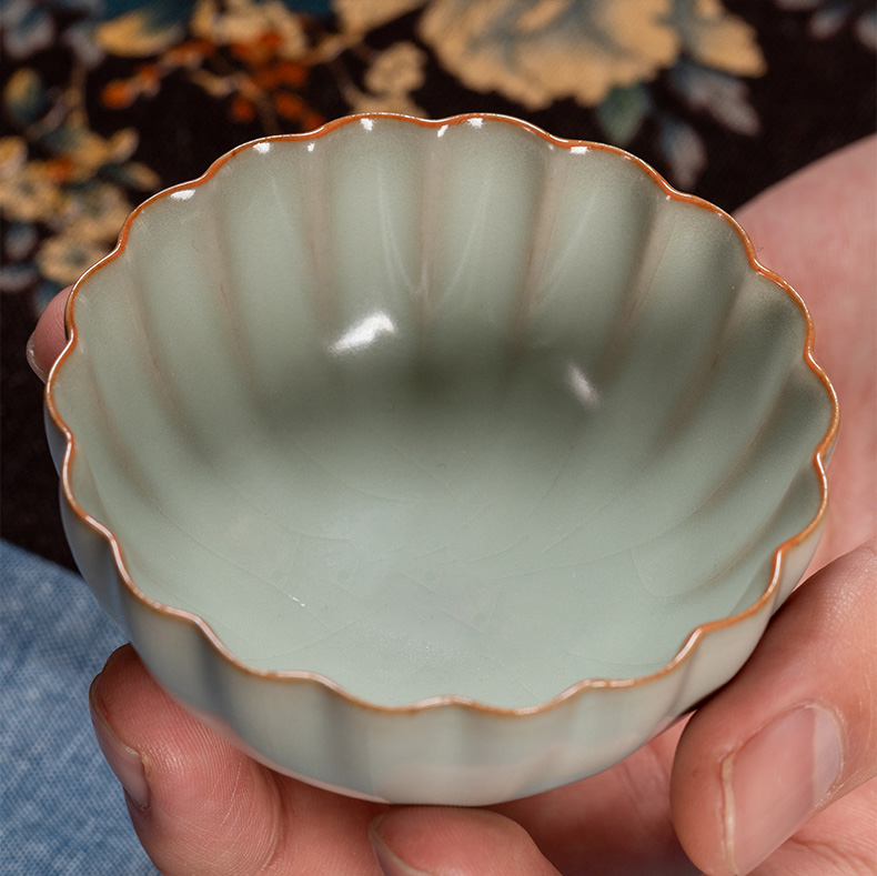 Three frequently hall hand cup pure manual code master cup single tang secret porcelain ceramic tea cup S44104 pu - erh tea cup