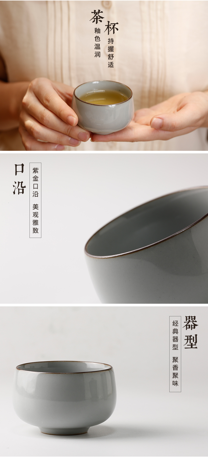 Three frequently hall official kilns kung fu tea set of suit tureen jingdezhen ceramics cup gift boxes giving gifts