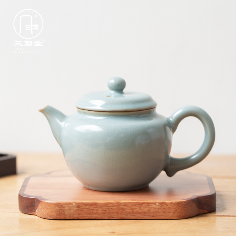 The three frequently your up with jingdezhen ceramic teapot kung fu tea teapot can open piece of xi shi pot filtering level