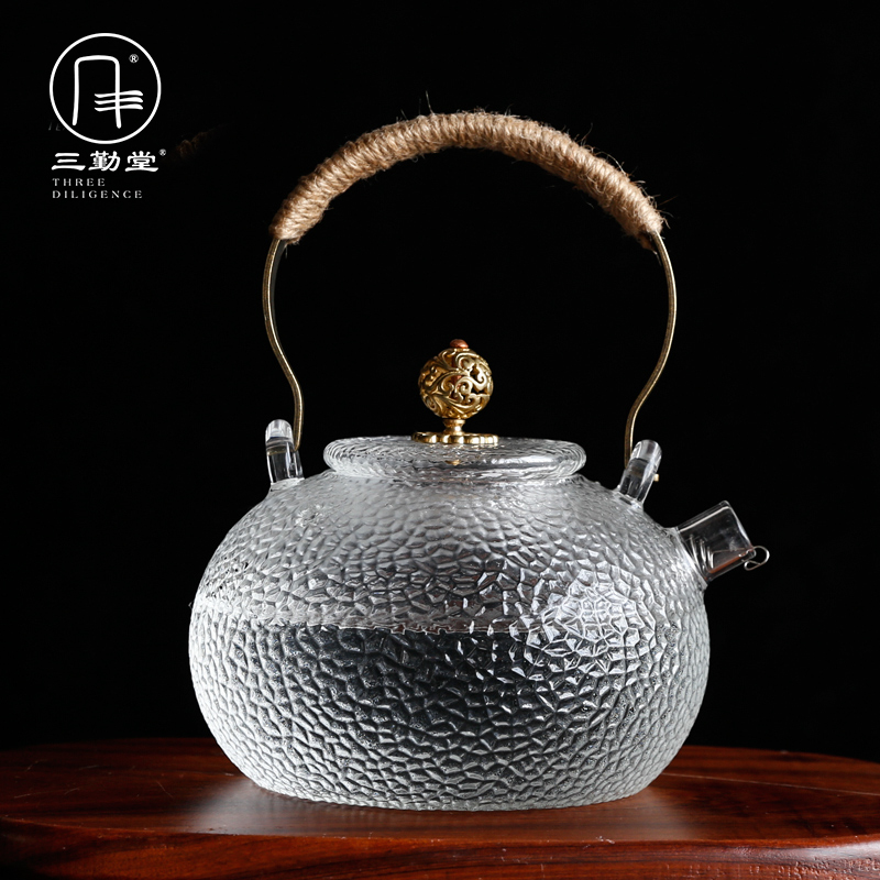 The three regular glass teapot pot large kung fu tea set electric hammer girder TaoLu tea stove'm S25010 kettle