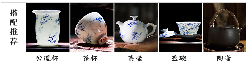 The three frequently do caddy fixings small storage POTS of jingdezhen tea service hand - made portable sealed as cans portable S52015