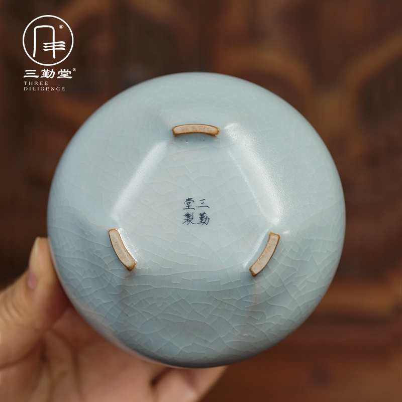 Three frequently hall personal single cup masters cup your up tea cup of jingdezhen ceramic kung fu tea set S44029 by hand