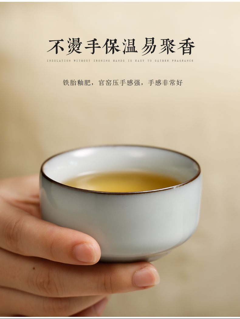 Three frequently hall jingdezhen up ceramic cups master cup single CPU kung fu tea pu - erh tea sample tea cup S44062