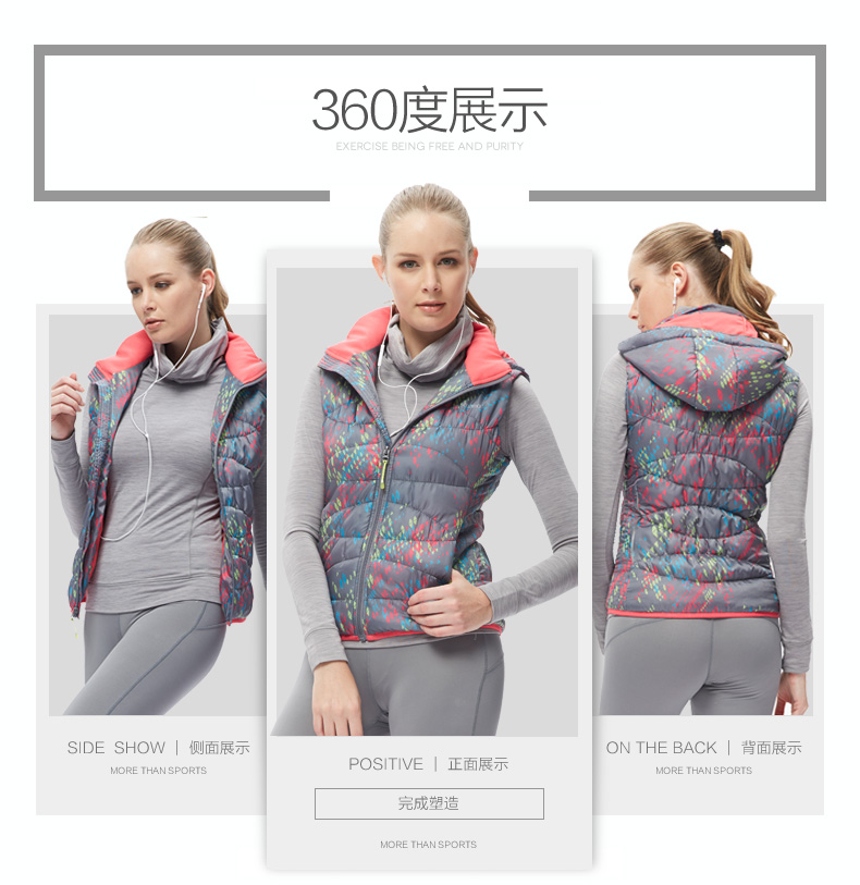 Zona zoano vest thể thao giản dị vest yoga quần áo không tay đan bông áo len nữ mùa xuân áo khoác adidas vrct chính hàng