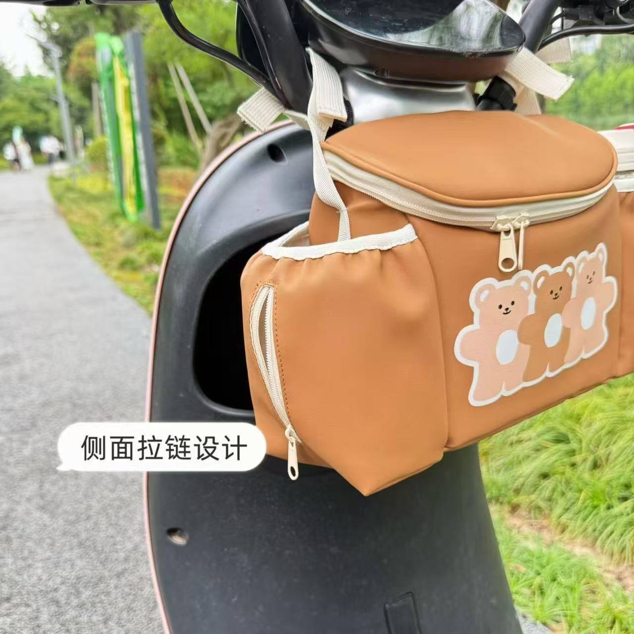 Battery Bike Hanging Storage Bag Suitable for Yadea, Aima, Jinpeng Tricycles, Universal Accessory Storage Box