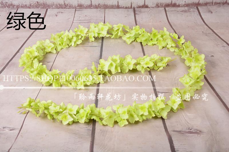 Hoa cẩm tú cầu mô phỏng hoa chuỗi hoa treo tường hoa wisteria hoa chuỗi hoa giả hoa mây đám cưới ngày lễ hoa trang trí hoa - Hoa nhân tạo / Cây / Trái cây cây giả trang trí trong nhà