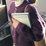 Весенний осенний желтый свитер, куртка, трикотажный кардиган, оверсайз