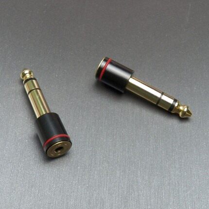 Monster gold-plated 6 5 microphone plug 6 35 turn 3 5 electronic organ headphone adapter Monster