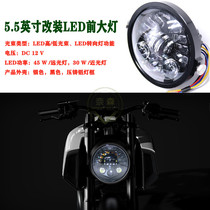 Motorcycle retrofit LED headlights with turn light dragon Jiaharexin source CG Benali GN round headlight assembly