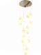 Staircase Chandelier with Starry Lights, Loft Duplex Living Room Lamp, Modern Minimalist Nordic Light Luxury Apartment Open Space Long Chandelier