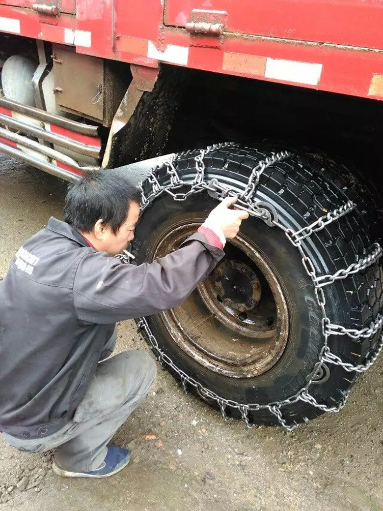Agricultural vehicle tractor snow chain thick encrypted truck car mud road tire anti-slip slip chain metal