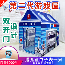 Childrens tent indoor princess little girl hospital baby police separate bed home sleeping game house birthday gift