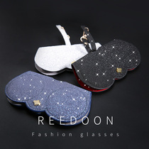 Sunglasses bag Portable anti-pressure hanging bag storage sunglasses bag Protective mirror clip ins girl glasses case